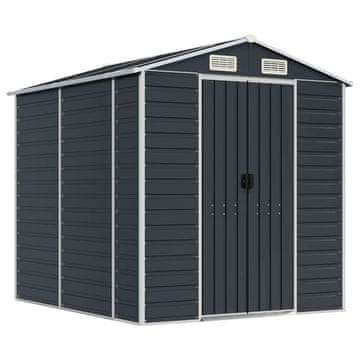 Vidaxl Vrtna lopa antracit 191x215x198 cm pocinkano jeklo