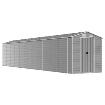 Vidaxl Vrtna lopa svetlo siva 191x980x198 cm pocinkano jeklo