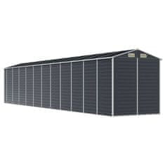 Vidaxl Vrtna lopa antracit 191x980x198 cm pocinkano jeklo