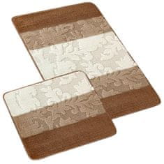 Orion SET BANJ 60x100 + 60x50 cm - brez izreza - set 60x100, 60x50 cm - bela, bež, rjava