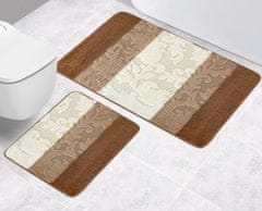 Orion SET BANJ 60x100 + 60x50 cm - brez izreza - set 60x100, 60x50 cm - bela, bež, rjava