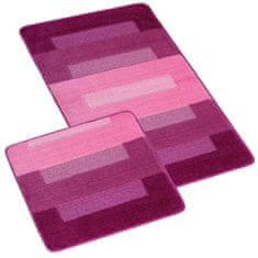 BANY 60x100 + 60x50 cm - brez izreza - komplet 60x100, 60x50 cm - Pravokotnik roza, bordo