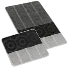 Sklop zavor 60x100 + 60x50 cm - brez izreza - set 60x100, 60x50 cm - črta