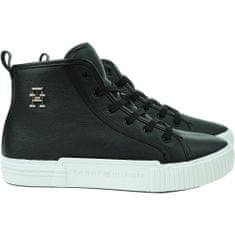 Tommy Hilfiger Čevlji črna 38 EU Vulc Leather Sneaker Hi
