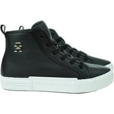 Tommy Hilfiger Čevlji črna 38 EU Vulc Leather Sneaker Hi