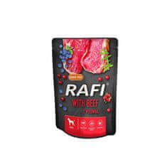 RAFI Rafi mokra hrana za odrasle pse vseh pasem z govedino, 300 g vrečka