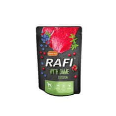 RAFI Rafi mokra hrana za odrasle pse vseh pasem z divjačino, 300 g vrečka