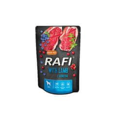 RAFI Rafi mokra hrana za odrasle pse vseh pasem z jagnjetino, 300 g vrečka