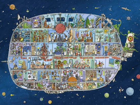Heye Puzzle vesoljska ladja 1500 kosov