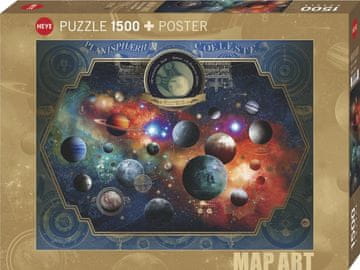 Heye Puzzle Zemljevid Art: 1500 koščkov