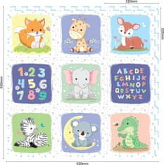 Sun TA TOYS Penasta sestavljanka Živali (29x29)
