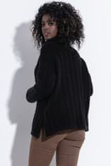 Fobya Klasičen ženski pulover Olwevere črna 36-38