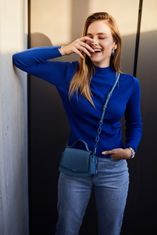 Fasardi Ženska majica z ovratnikom Neku koruznica modra Universal