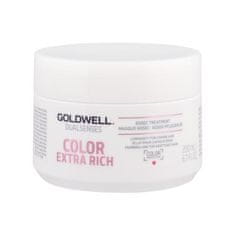GOLDWELL Dualsenses Color Extra Rich 60 Sec Treatment maska za lase močni lasje 200 ml za ženske