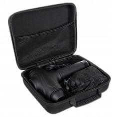 Malatec Močna akumulatorska 2400mAh masažna pištola z LCD zaslonom + 10 glav in torba