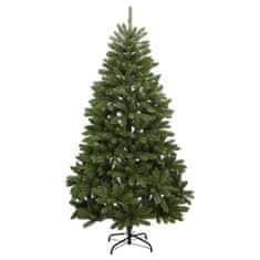 Vidaxl Umetna novoletna jelka s stojalom zelena 150 cm