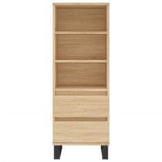 Vidaxl Visoka omara sonoma hrast 40x36x110 cm inženirski les