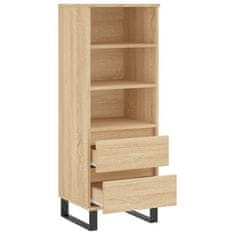 Vidaxl Visoka omara sonoma hrast 40x36x110 cm inženirski les
