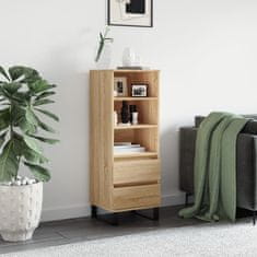 Vidaxl Visoka omara sonoma hrast 40x36x110 cm inženirski les