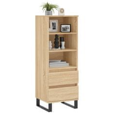 Vidaxl Visoka omara sonoma hrast 40x36x110 cm inženirski les