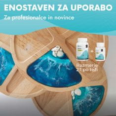 Artline Epoxy Resin CRYSTAL - Epoksidna smola s trdilcem, 300 gr, prozorna, z nizko viskoznostjo