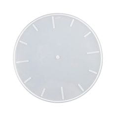 Artline Epoxy Resin silikonski kalup - okrogla ura + mehanizem gibanja ure, 37*37*0.8 cm