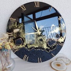 Artline Epoxy Resin silikonski kalup - okrogla ura + mehanizem gibanja ure, 37*37*0.8 cm