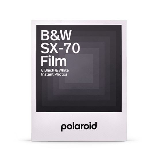 POLAROID SX-70 film, črno-beli, enojno pak.