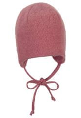 Sterntaler Vezalke volnena kapa podložena MERINO roza dekle 39 cm -3-4 m