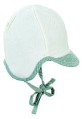 Sterntaler Klobuk z vizirjem in naglavnimi ščitniki temno turkizna deček velikost 45 cm- 6-9 m