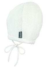 Sterntaler Pletena bombažna kapa za zavezovanje ecru uni velikost 41 cm- 4-5 m