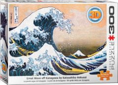 EuroGraphics Puzzle Kanagawa 3D učinek XL 300 kosov