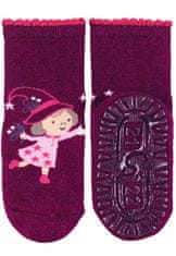 Sterntaler Nedrseče nogavice Fairy AIR 2 kosa v paketu temno rdeča dekliška velikost 19/20 cm- 12-18 m