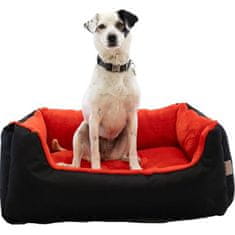 Pravokotnik Rina črna/rdeča 80x60cm