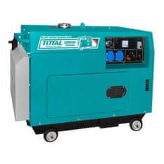 Total Tihi dizelski generator 5KW, 17L/9hp/9hours/3000rpm (TP250001)