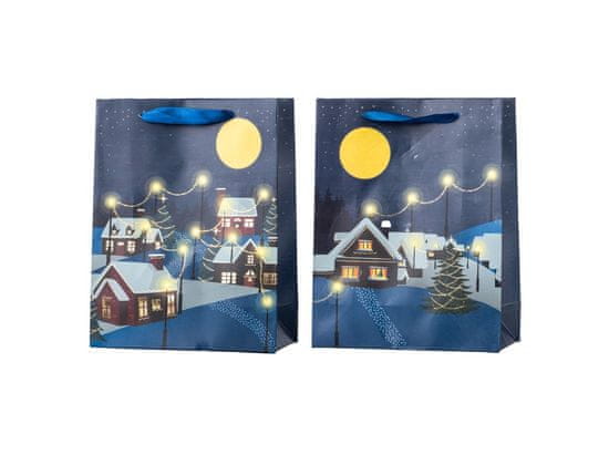 Darilna vrečka 180x230 mm vas v božičnem času, barvna