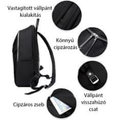 Dollcini Eleganten šolski nahrbtnik, dnevni nahrbtnik za prosti čas, nahrbtnik za ženske/dekleta/posel/potovanja, bela/turkizna