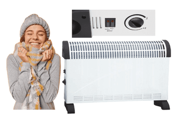 shumee Električni konvektorski grelec s termostatom 2000 W