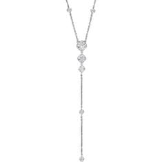 Michael Kors Vrhunska srebrna ogrlica s cirkoni MKC1452AN040
