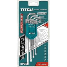 Total 9-delni set TORX ključev, serija INDUSTRIAL (THT106391)