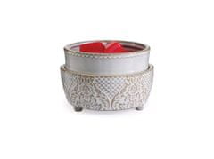 Candle Warmers Grelniki sveč električni aromaterapevtski svetilki in grelniku sveč 2v1 Vintage White