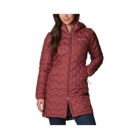 Columbia Jakne uniwersalne bordo rdeča XS Delta Ridge Long Down Jacket