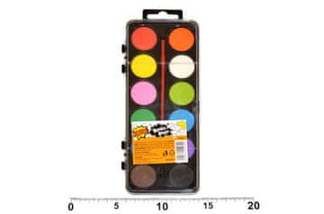 Vodne barve 12 kosov, čopič