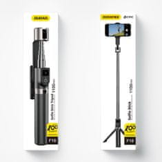 DUDAO F18 bluetooth selfie stick, črna