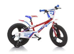 Dino bikes Otroško kolo 814 - R1 14" 2022, belo-modro-rdeče