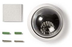 Nedis lažna varnostna kamera z infrardečo LED diodo/ kupola/ IP44/ zunanja in notranja/ bela