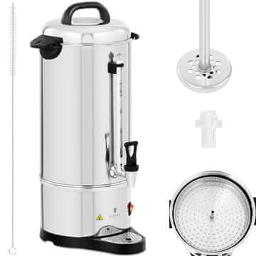 Royal Catering Kavni in čajni aparat s pipo in odkapno pladnjo, 1200 W, 9 l