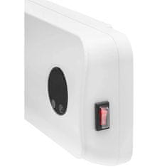 Uniprodo Električni keramični stenski grelnik z zračno zaveso in daljinskim upravljalnikom 1000/2000 W
