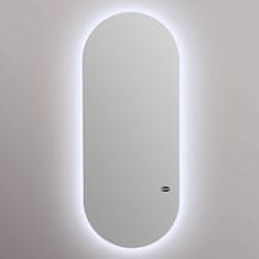 NEW Frizerska konzola z LED osvetlitvijo ovalna 170 x 70 x 3 cm
