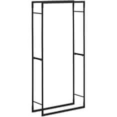 Hillvert Stojalo za drva iz kovine, pravokotno LOFT, do 35 kg, 60 x 25 x 150 cm